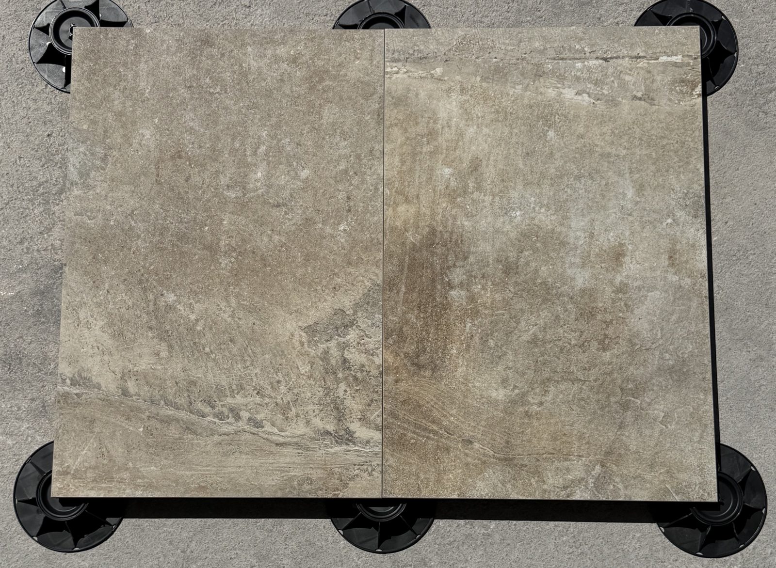 Carrelage pavé'alpi sestriere 60x90x2cm sur plot
