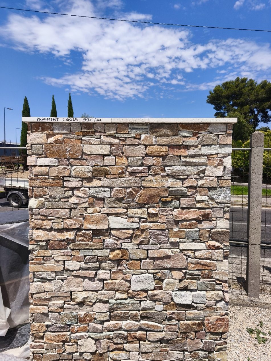 Parement de pierre naturelle — CDM Stone Marseille