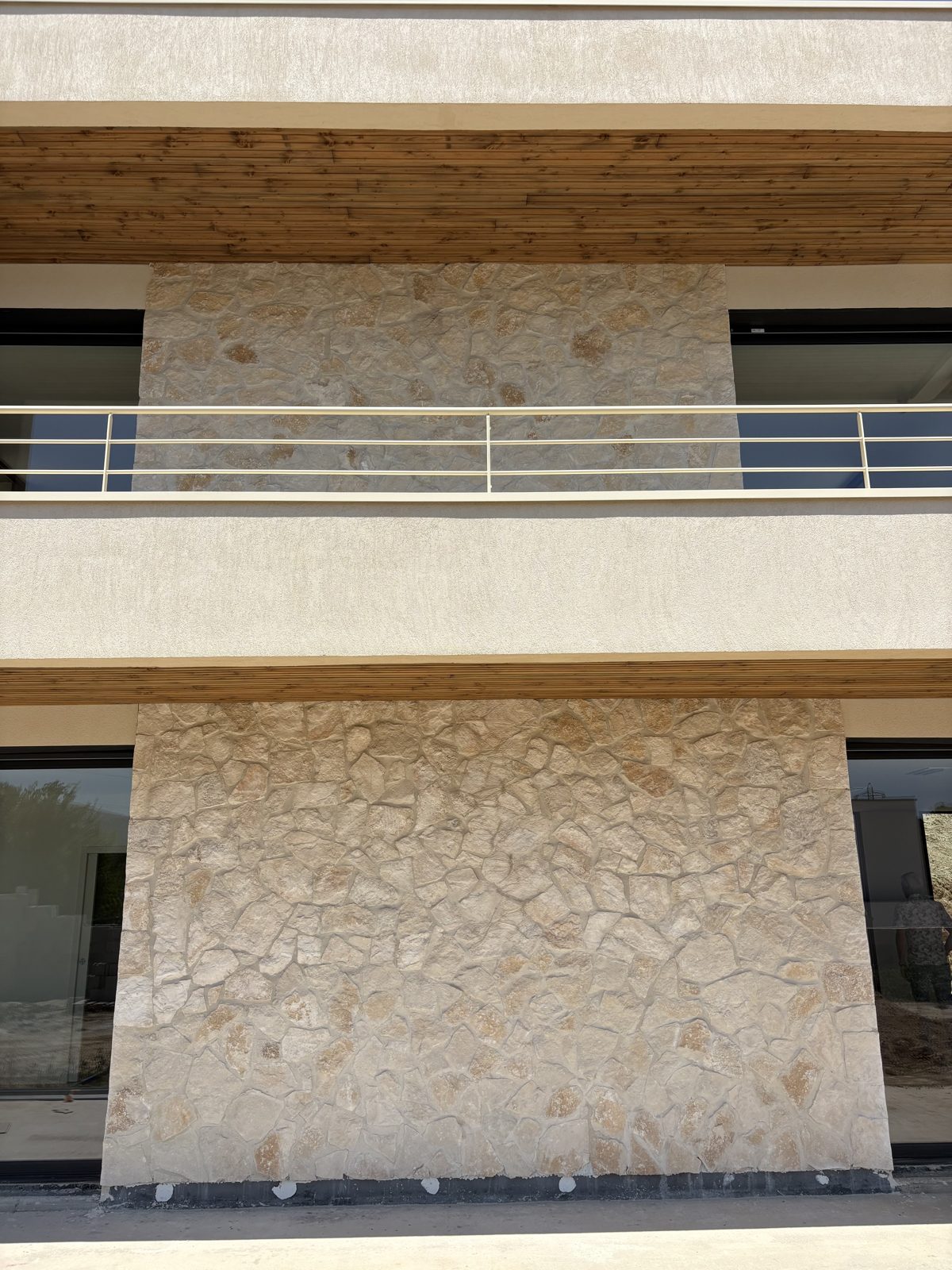 Parement pierre façade vue générale